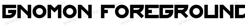 Gnomon Foreground字体转换